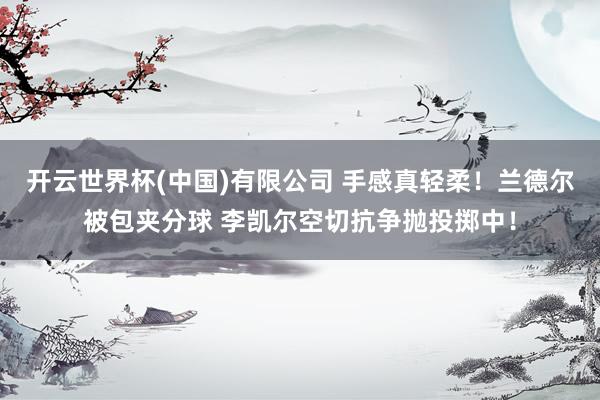 开云世界杯(中国)有限公司 手感真轻柔！兰德尔被包夹分球 李凯尔空切抗争抛投掷中！